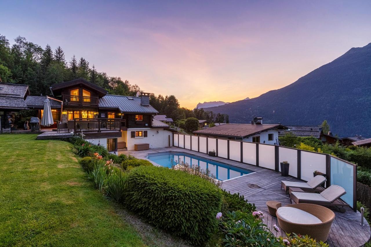 Chalet Galadhrim Chamonix Mont Blanc Valley Les Houches Bagian luar foto