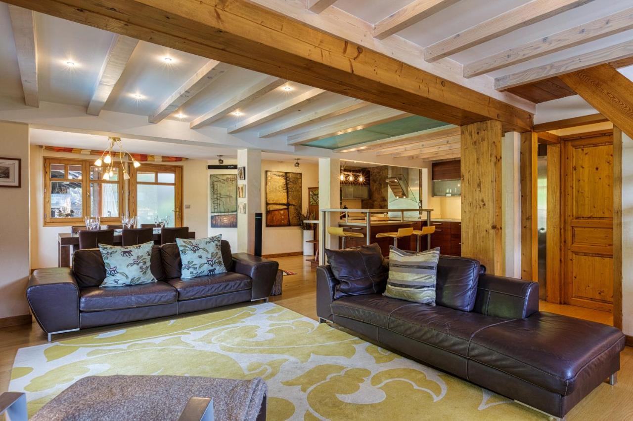 Chalet Galadhrim Chamonix Mont Blanc Valley Les Houches Bagian luar foto