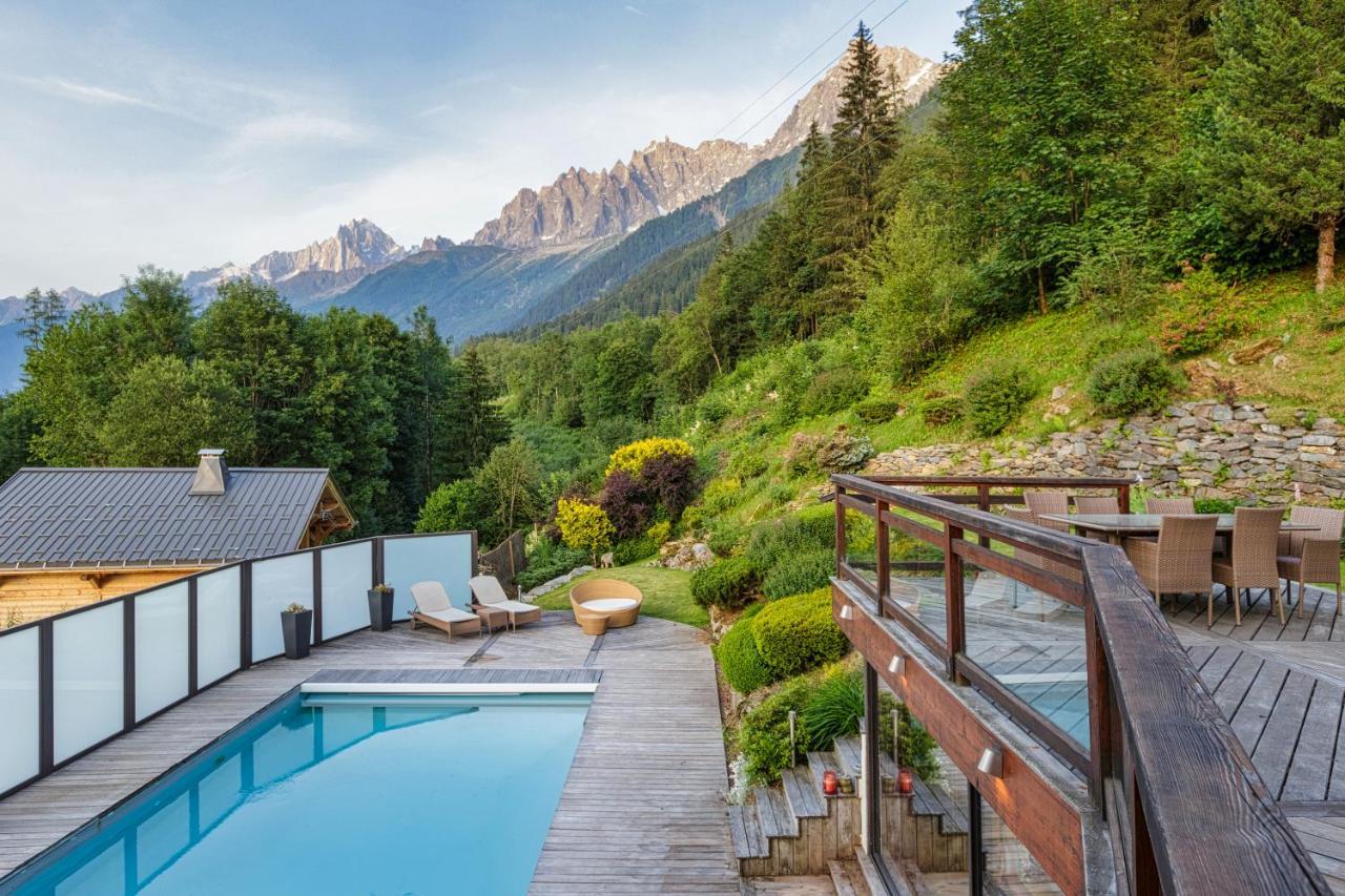 Chalet Galadhrim Chamonix Mont Blanc Valley Les Houches Bagian luar foto