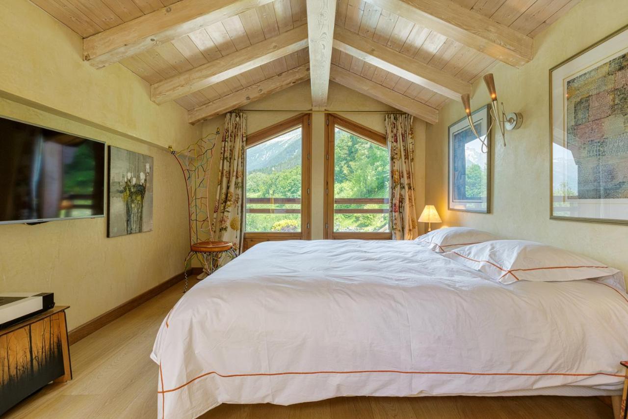 Chalet Galadhrim Chamonix Mont Blanc Valley Les Houches Bagian luar foto